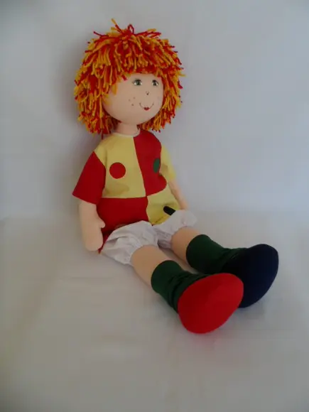Emilia Boneca De Pano 60 Cm