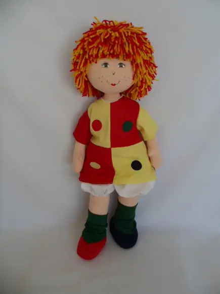 Emilia Boneca De Pano 60 Cm