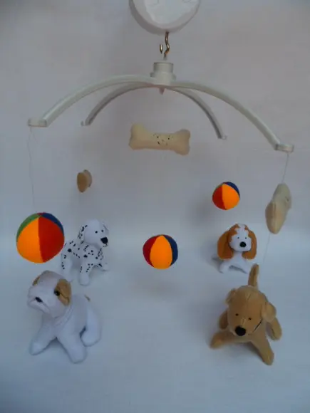 Móbile de berço artesanal bichinhos.