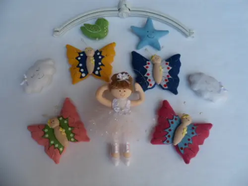 Móbile de Berço Musical Menina.