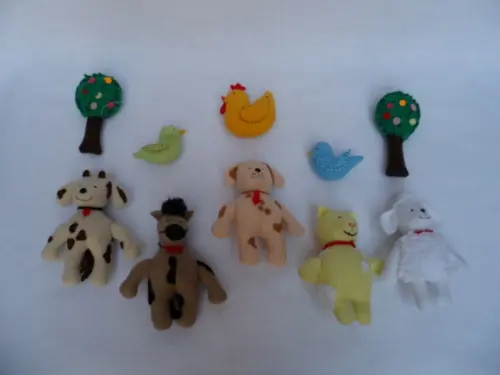 Móbile para Berço Animais da Fazenda