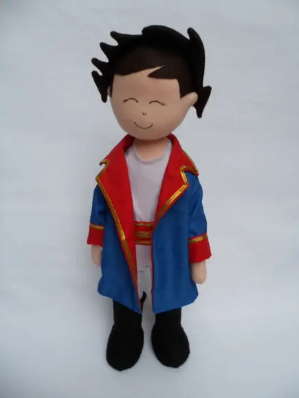 príncipe personalizado boneco de pano