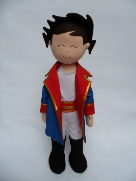príncipe personalizado boneco de pano
