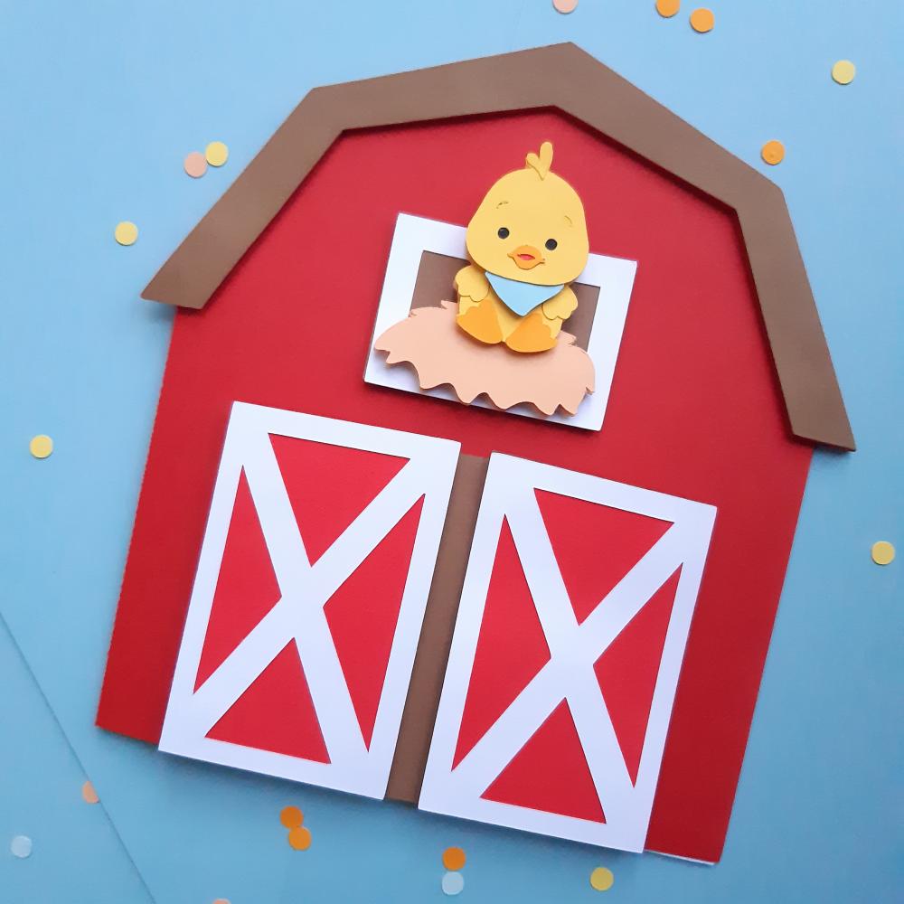 Convite celeiro fazendinha