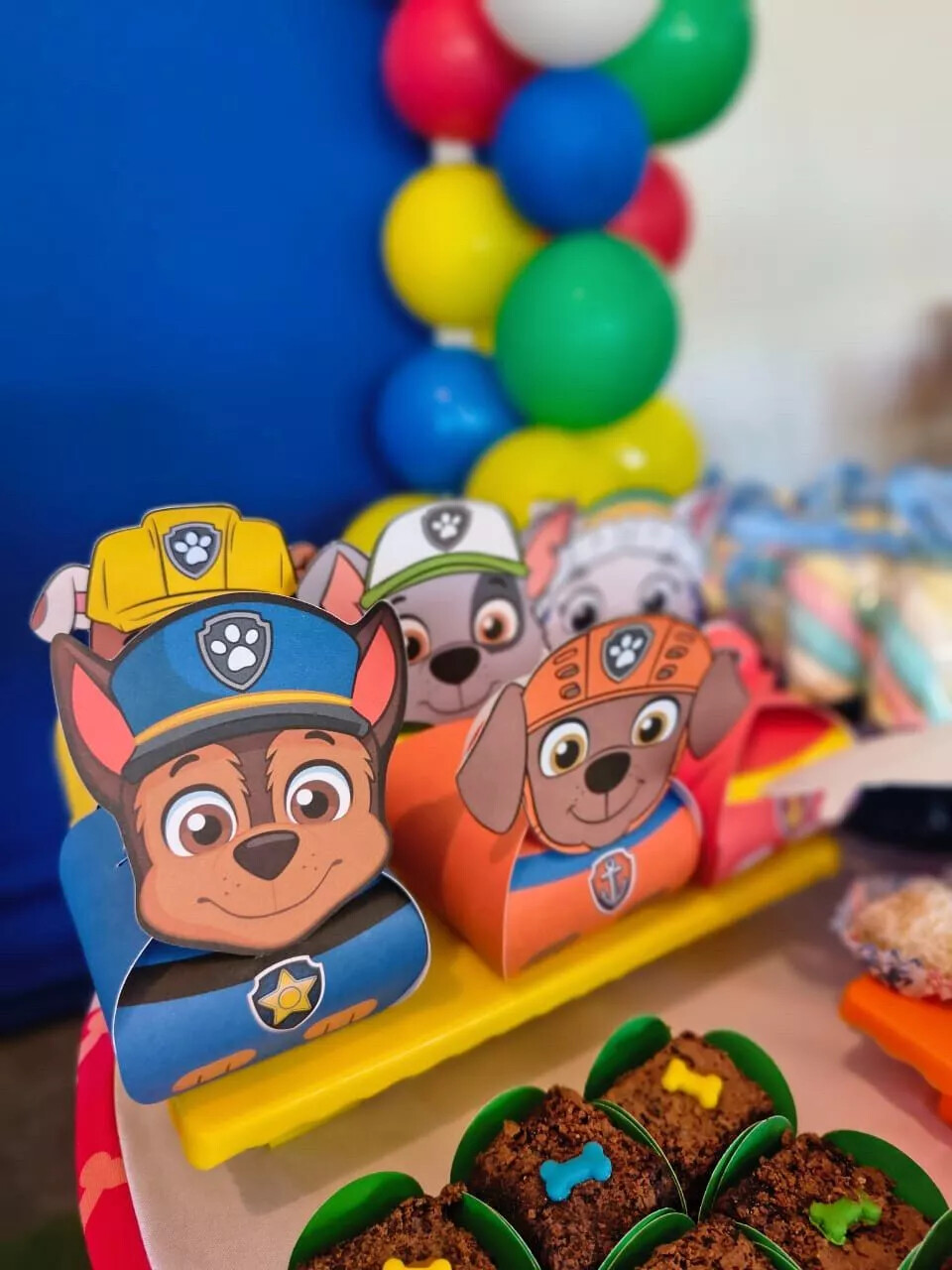 Caixinha Personalizada Porta bombons Patrulha Canina 40 pçs