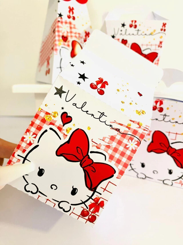 Kit Festa Hello Kitty Personalizados Lembrancinhas 40pçs