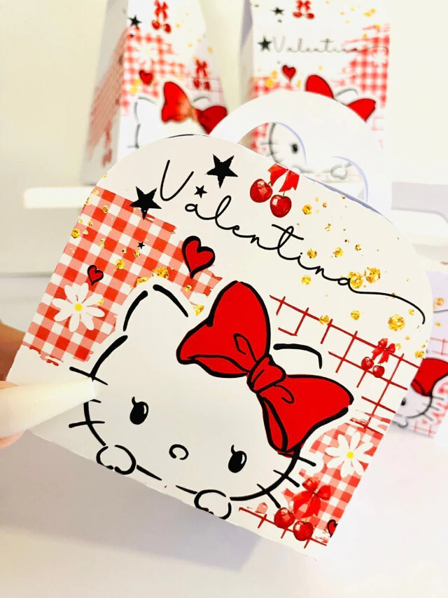 Kit Festa Hello Kitty Personalizados Lembrancinhas 40pçs