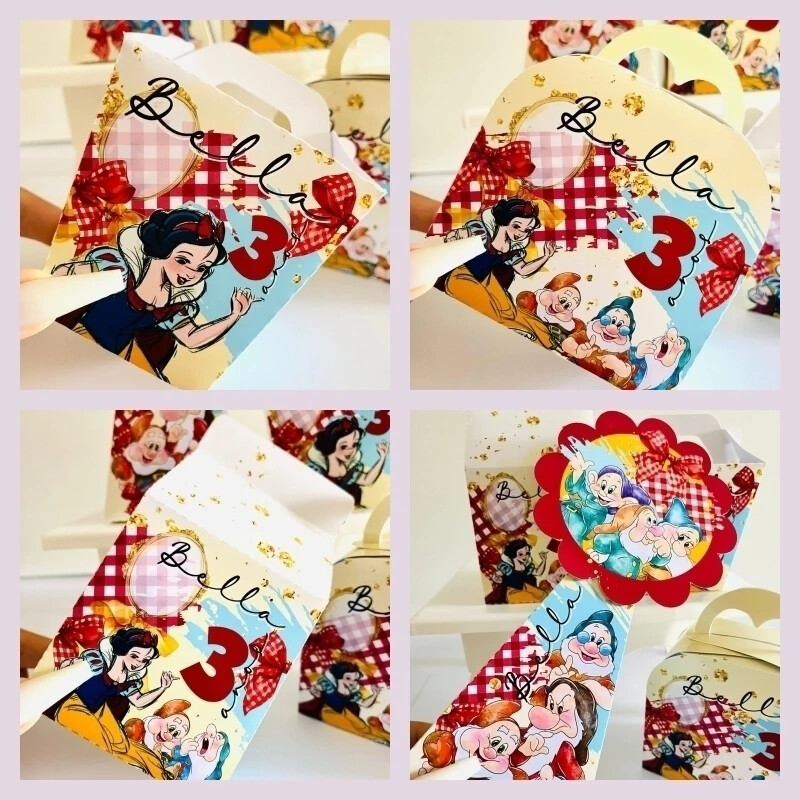 Kit Festa Branca de Neve Personalizados Lembrancinhas 40pçs
