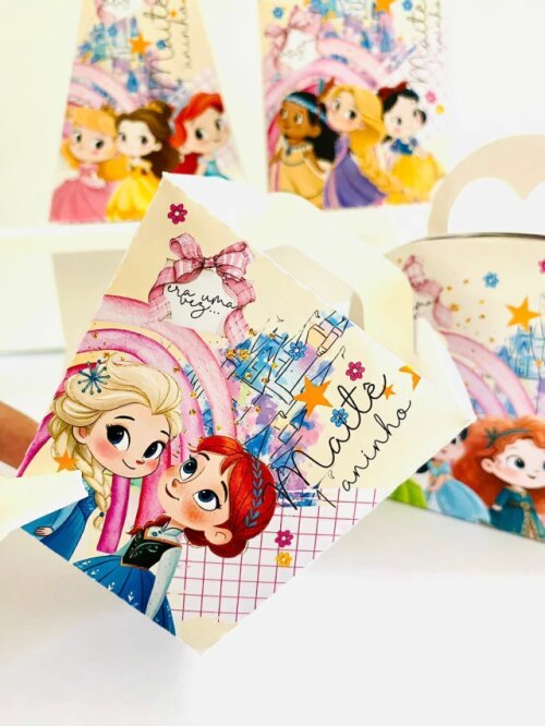 Kit Festa Princesas Personalizados Lembrancinhas 40pç