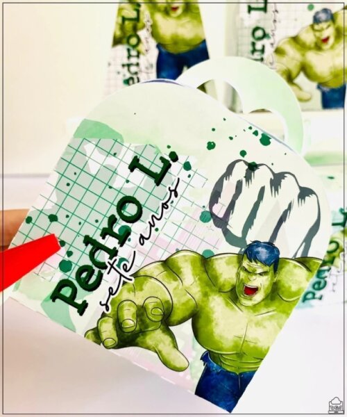 Kit Festa Hulk Personalizados Lembrancinhas 40pçs