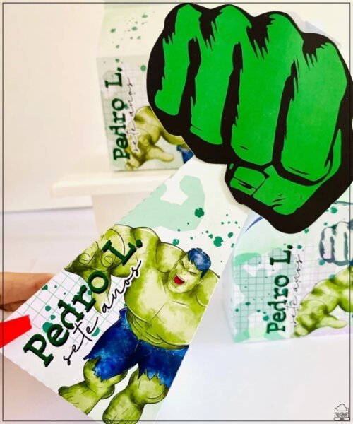 Kit Festa Hulk Personalizados Lembrancinhas 40pçs