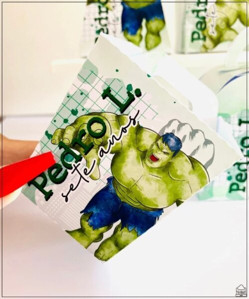 Kit Festa Hulk Personalizados Lembrancinhas 40pçs