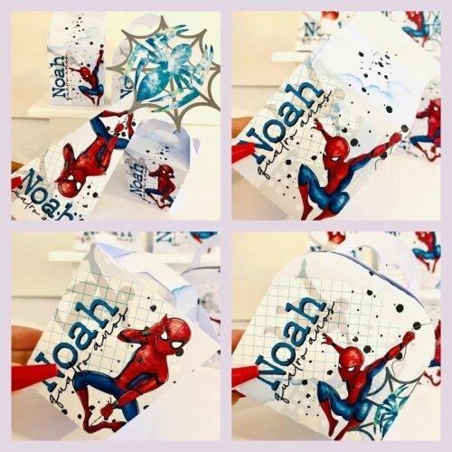 Kit Festa Homem Aranha Personalizados Lembrancinhas 40pçs