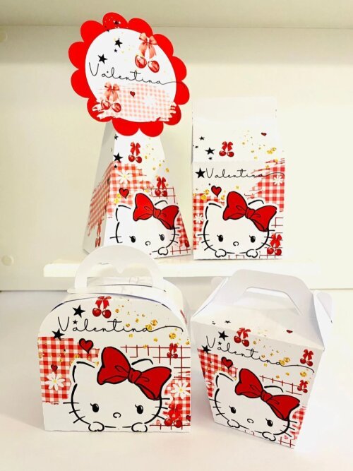 Kit Festa Hello Kitty Personalizados Lembrancinhas 40pçs