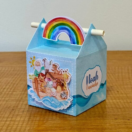 Kit 20 Caixinhas Personalizadas Arca de Noé - NÃO ACOMPANHA LA?