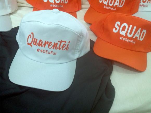 Boné Lembrança de Aniversário 40 Anos - Quarentei