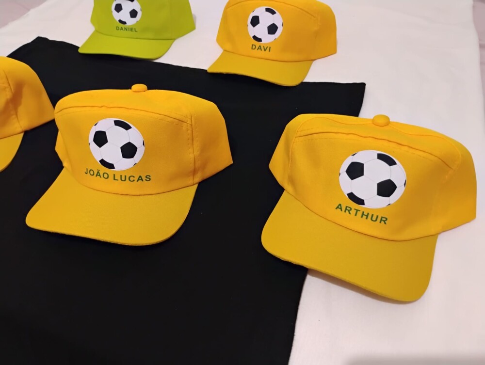 Boné Lembrancinha Tema Futebol Copa do Mundo