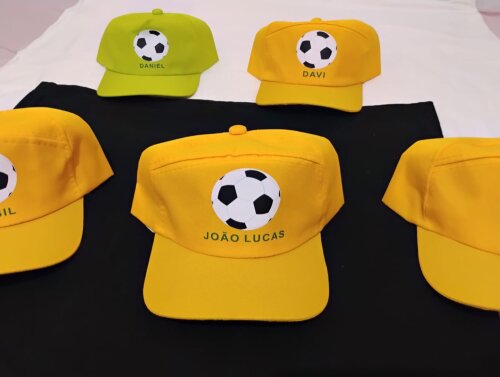 Boné Lembrancinha Tema Futebol Copa do Mundo
