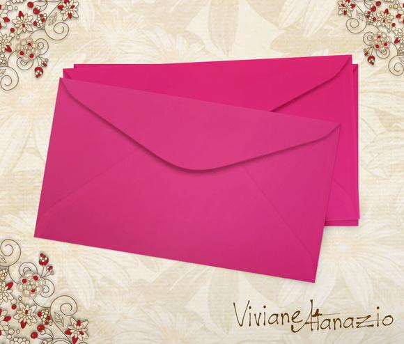 100 Envelopes Color Plus 12x7,3cm