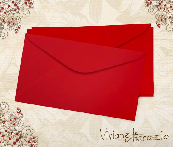 25 Envelopes Color Plus 12x7,3cm