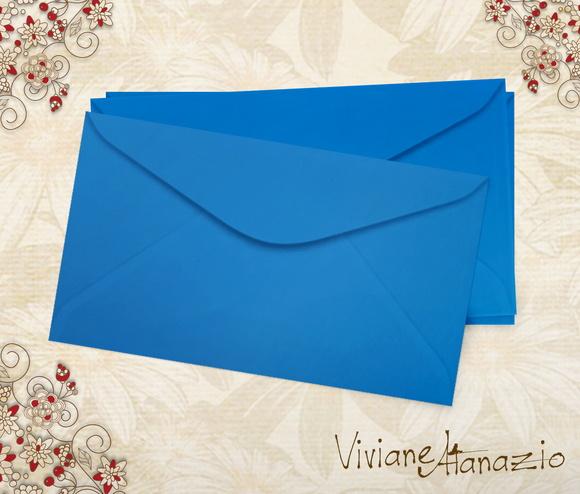 50 Envelopes Color Plus 12x7,3cm