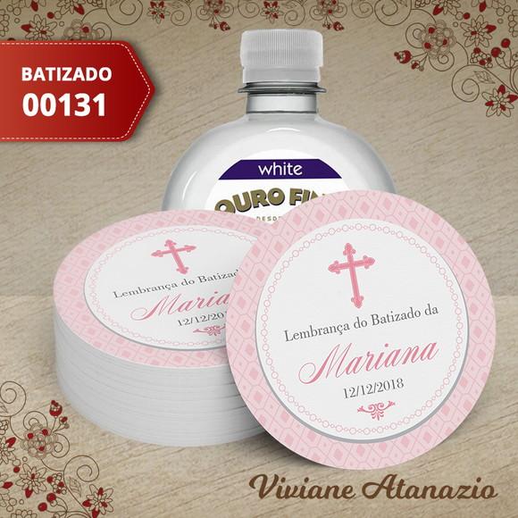 Adesivo Água Ouro Fino Batizado - 00131