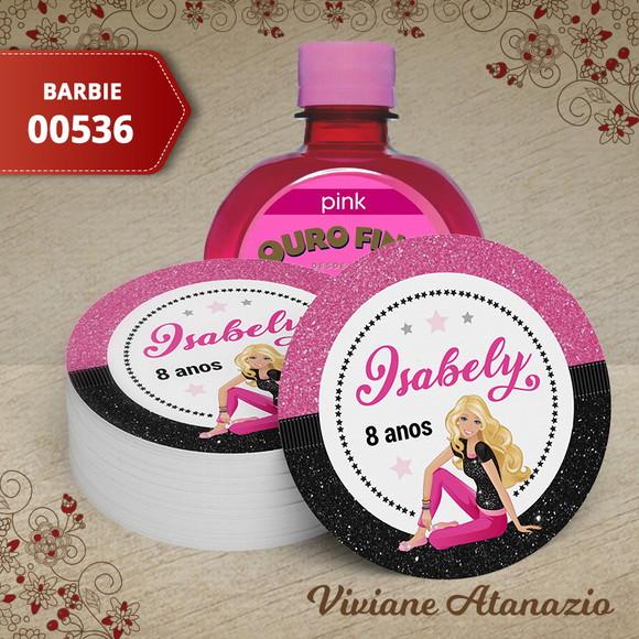 Adesivo Água Ouro Fino Barbie - 00536