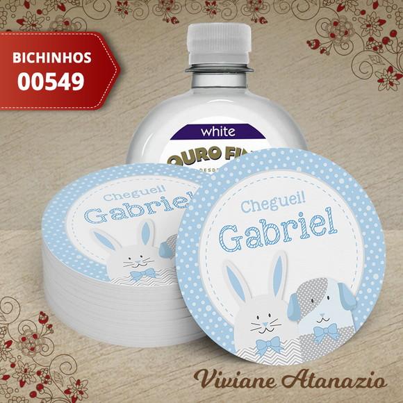 Adesivo Água Ouro Fino Bichinhos - 00549
