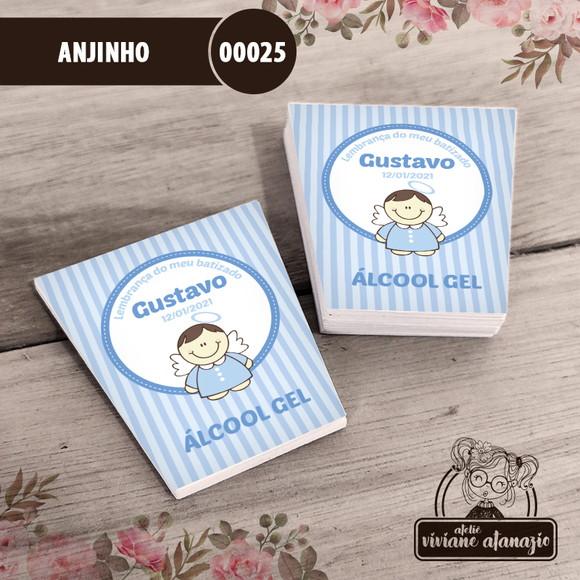 Adesivo Bisnaga Álcool Gel Anjinho - 00025