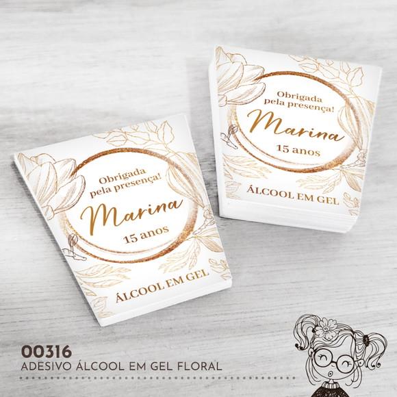 Adesivo Bisnaga Álcool Gel - 00316