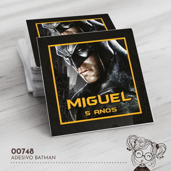 Adesivo Quadrado Batman - 00748