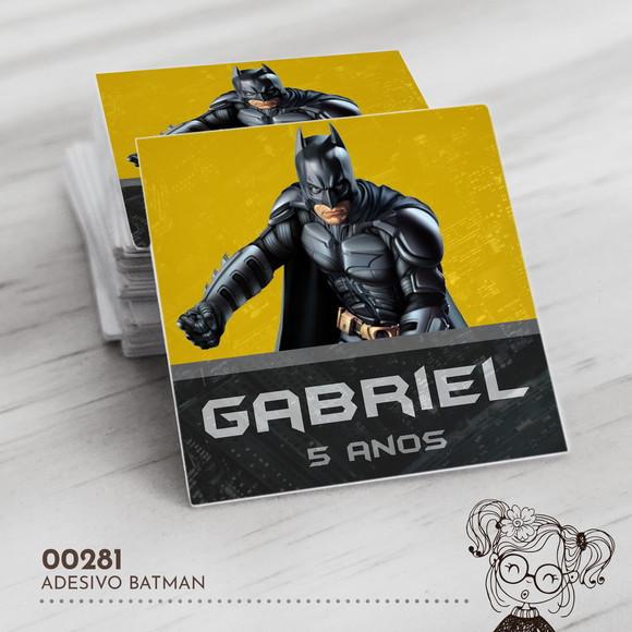 Adesivo Quadrado Batman - 00281