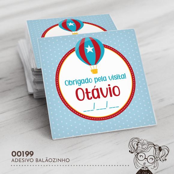 Adesivo Quadrado Balãozinho - 00199