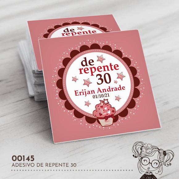 Adesivo Quadrado de Repente 30 - 00145