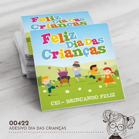 Adesivo Quadrado Dia das Crianças - 00422