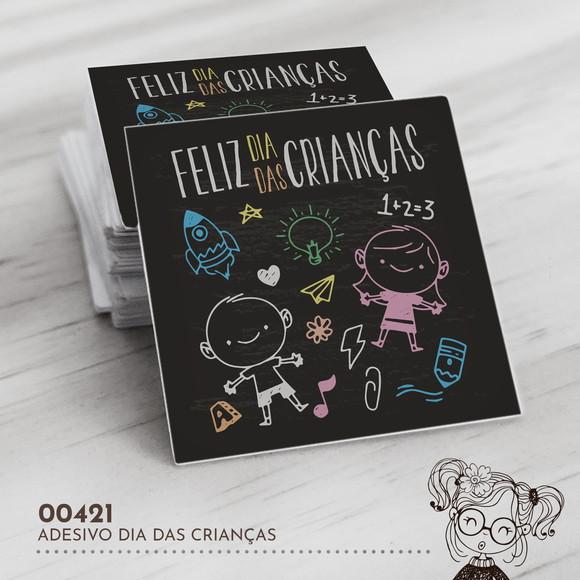 Adesivo Quadrado Dia das Crianças - 00421