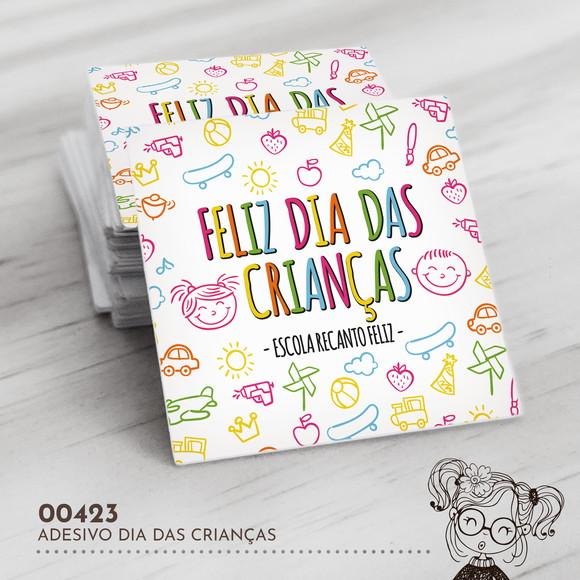 Adesivo Quadrado Dia das Crianças - 00423