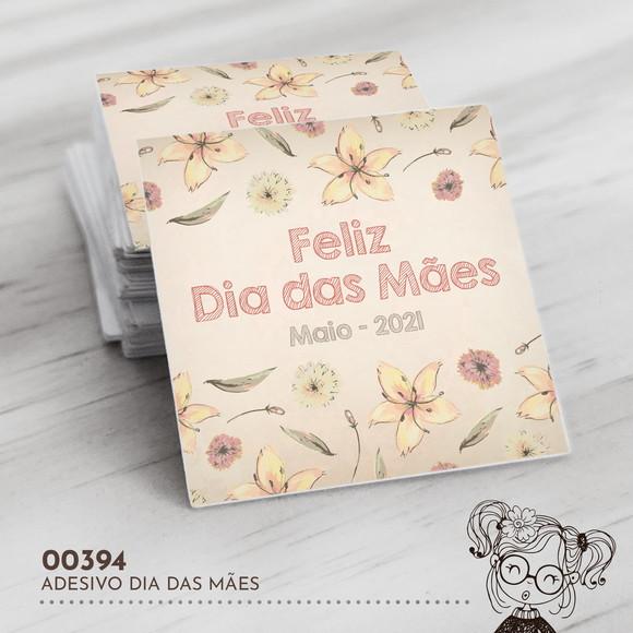 Adesivo Quadrado Dia das Mães - 00394
