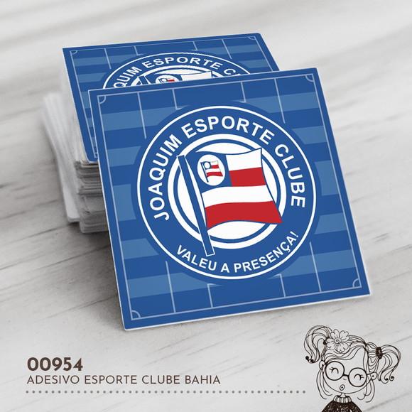 Adesivo Quadrado Esporte Clube Bahia - 00954