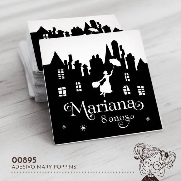 Adesivo Quadrado Mary Poppins - 00895