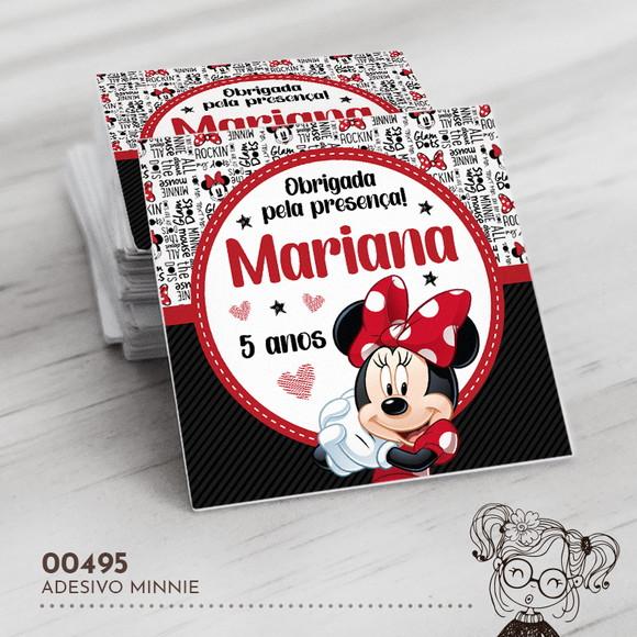 Adesivo Quadrado Minnie - 00495