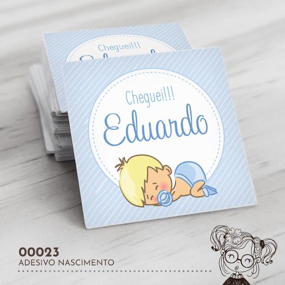 Adesivo Quadrado Nascimento - 00023