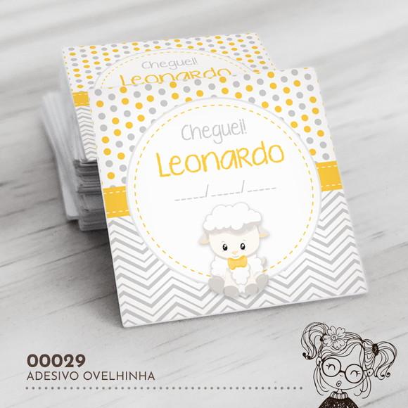 Adesivo Quadrado Ovelhinha - 00029