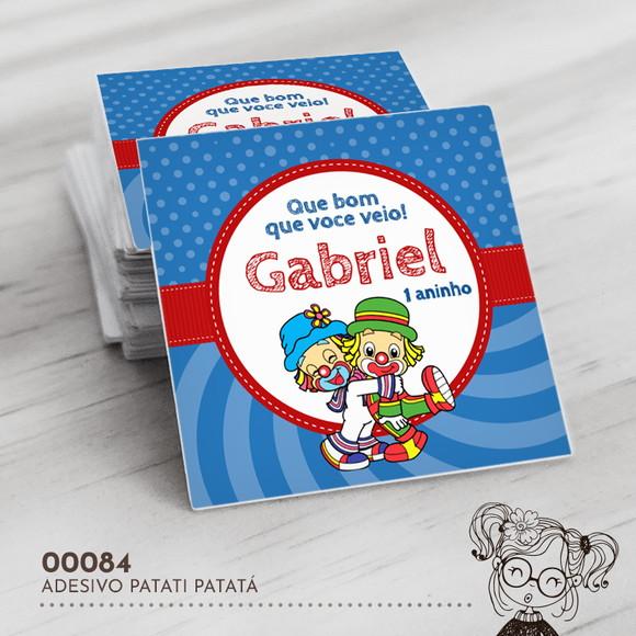 Adesivo Quadrado Patati Patatá - 00084
