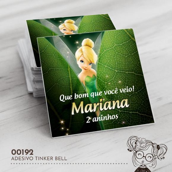 Adesivo Quadrado Tinker Bell - 00192