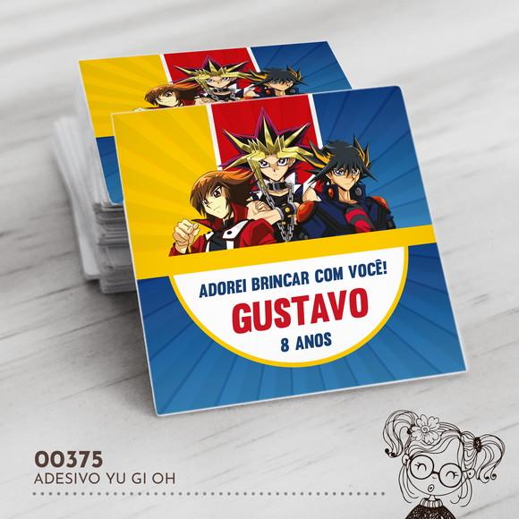 Adesivo Quadrado Yu Gi Oh - 00375