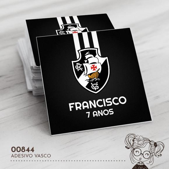 Adesivo Quadrado Vasco - 00844