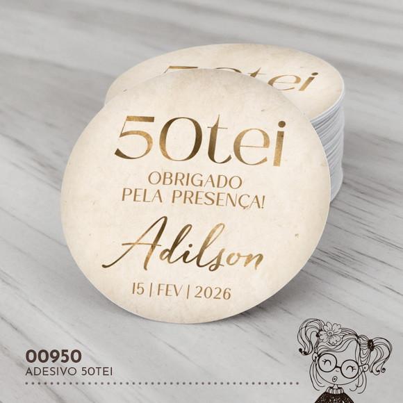 Adesivo Redondo 50tei - 00950