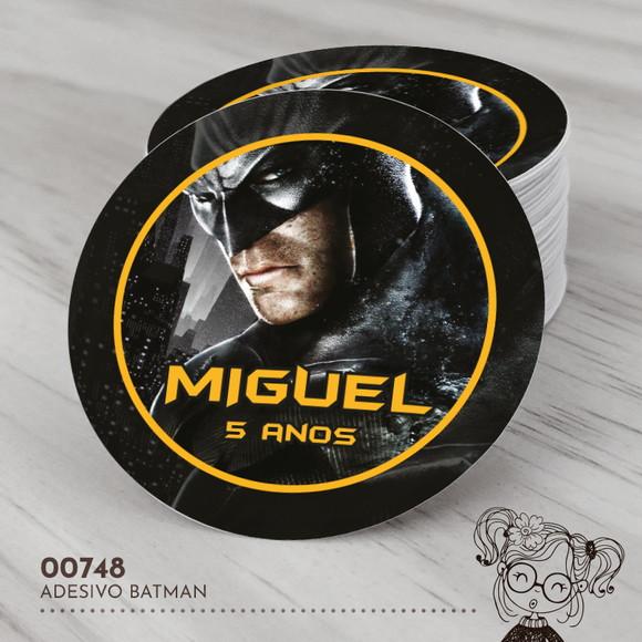 Adesivo Redondo Batman - 00748
