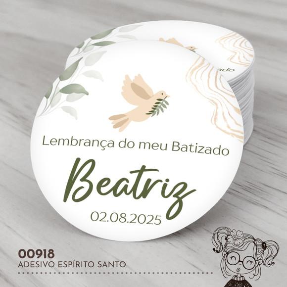 Adesivo Redondo Espírito Santo - 00918